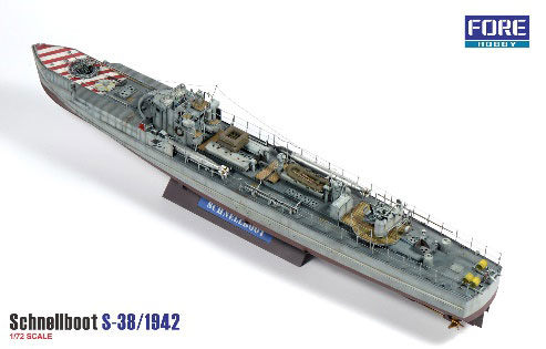 1 72 ドイツ海軍 シュネルボート S 38型 高速戦闘艇 1942年 プラモデル フォアホビー 在庫切れ