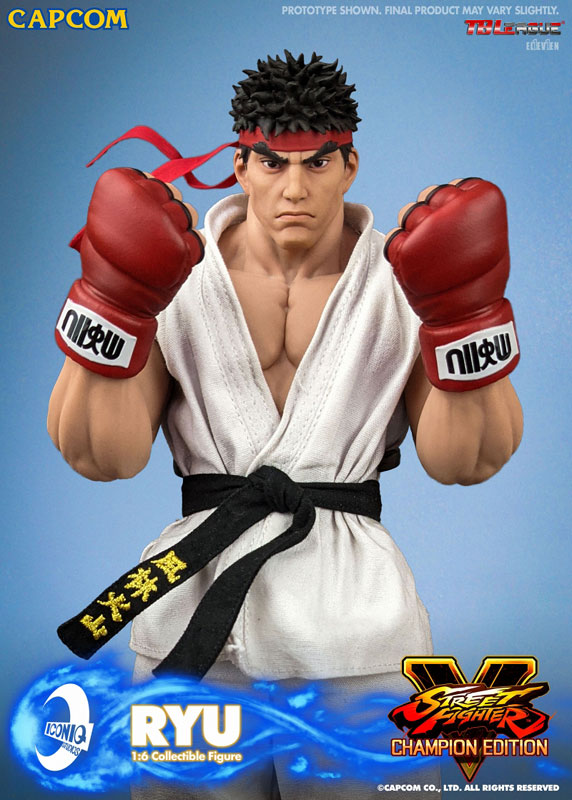 本日限定値下　ストリートファイター　RYU 1/6 リュウ　アイコニックスタジオ ストリートファイターV】1/6『バトル リュウ』可動フィギュア