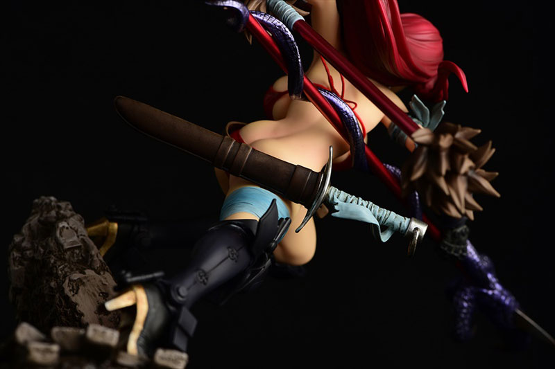 FAIRY TAIL エルザ・スカーレットthe騎士ver.another color：黒鎧： 1/6 完成品フィギュア[オルカトイズ]