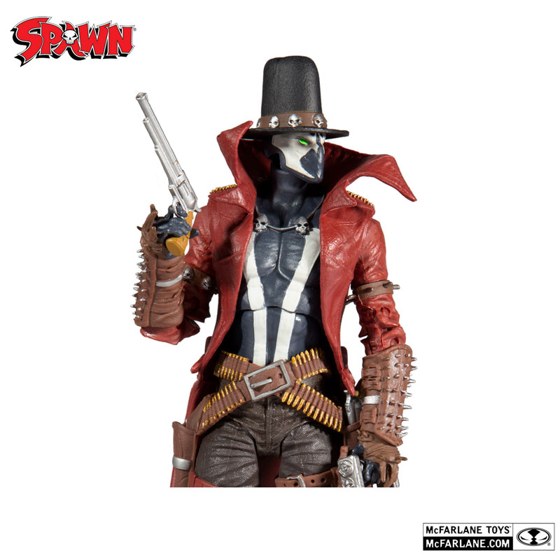 中古】(本体A/箱B)『スポーン』 アクションフィギュア 7インチ ガンスリンガー・スポーン(ガトリングガン)[マクファーレントイズ]《発売済・在庫品》