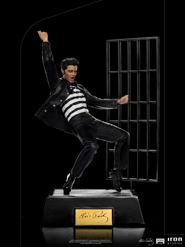 フィギュア　エルヴィス・プレスリー(監獄ロック) 「監獄ロック」 アートスケール 1/10 スタチュー Amazon.co.jp: Iron Studios スタチュー エルヴィス・プレスリー
