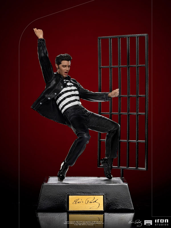 フィギュア　エルヴィス・プレスリー(監獄ロック) 「監獄ロック」 アートスケール 1/10 スタチュー エルヴィス・プレスリー』【アイアン・スタジオ スタチュー