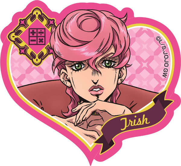 TVアニメ「ジョジョの奇妙な冒険 黄金の風」 ハート型ラメアクリル