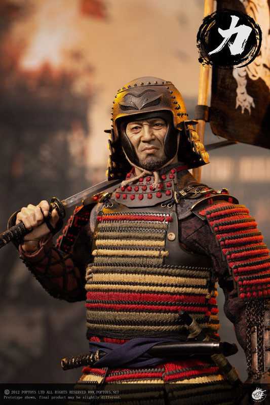1/6 足軽三人衆 第一弾 力足軽 鉄錆地雑賀鉢兜[POP Toys]【送料無料