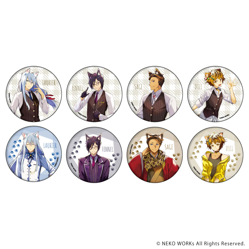 缶バッジ「ネコぱら- Catboys Paradise-」01/ 8個入りBOX[A3]《在庫切れ》