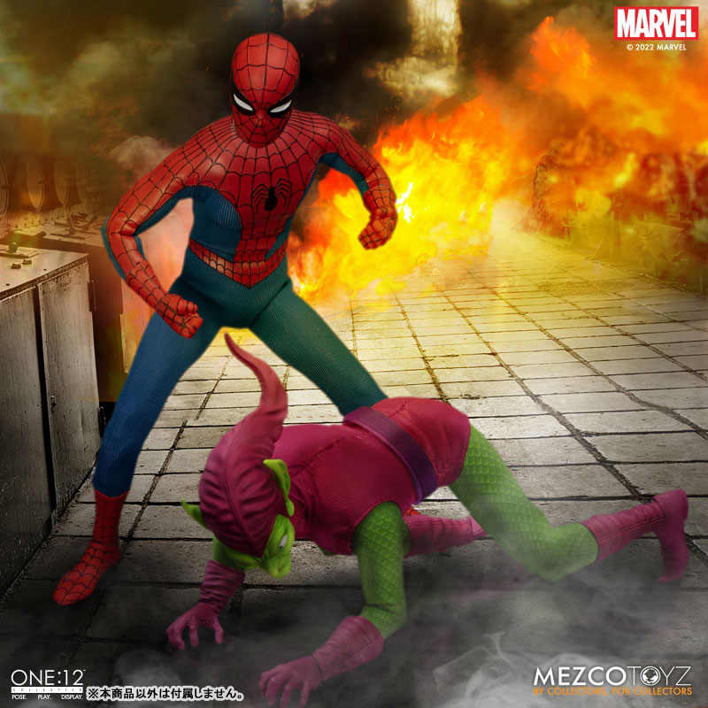 ワン12コレクティブ/ The Amazing Spider-Man： グリーンゴブリン 1/12 アクションフィギュア DX エディション[メズコ ]《発売済・在庫品》