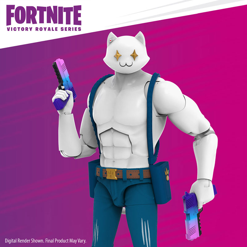 フォートナイト ピーリー、ニャッスルロボ 可動フィギュアセット