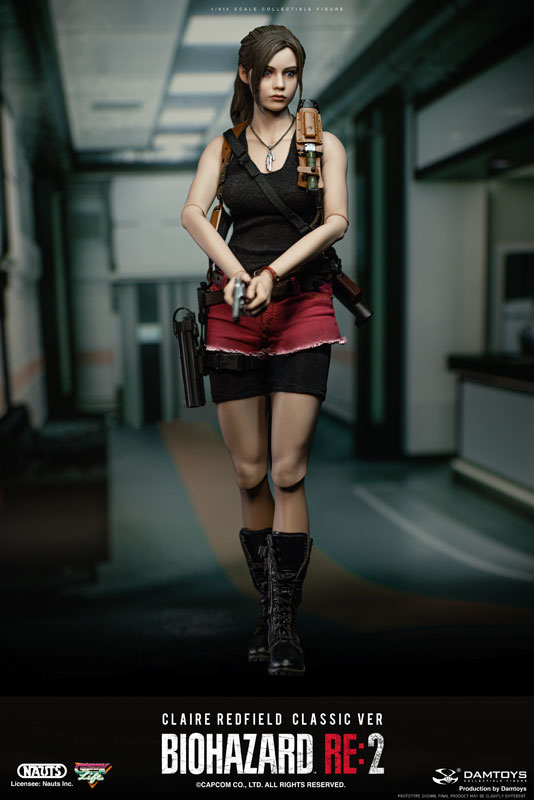 DAMTOYS DMS038 バイオハザード RE 2 クレア レッドフィール Amazon.co.jp: DAMTOYS x NAUTS 1/6 バイオハザード RE 2 クレア