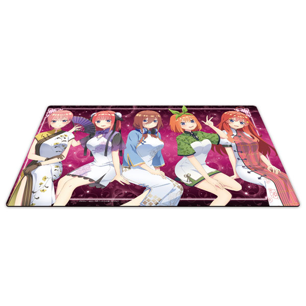 映画 五等分の花嫁 キャラクターラバーマットa 一花 二乃 三玖 四葉 五月 チャイナ服 アズメーカー 在庫切れ