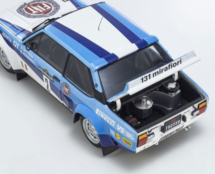 KYOSHOオリジナル 1/18 フィアット 131 アバルト 1981 ピアンカヴァロ