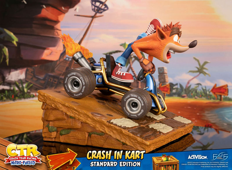 クラッシュ・バンディクー レーシング ブッとびニトロ! 　 スタチュー カート クラッシュ・バンディクーレーシング ブッとびニトロ