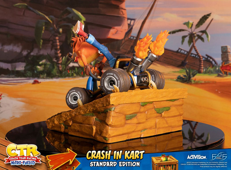 クラッシュ・バンディクー レーシング ブッとびニトロ! スタチュー カート クラッシュ・バンディクーレーシング ブッとびニトロ