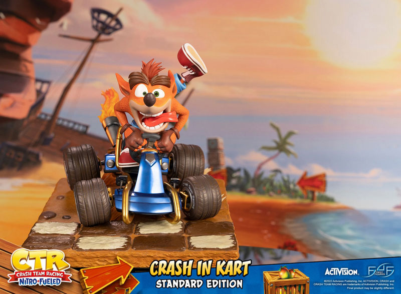 クラッシュ・バンディクー レーシング ブッとびニトロ! 　 スタチュー カート クラッシュ・バンディクーレーシング ブッとびニトロ