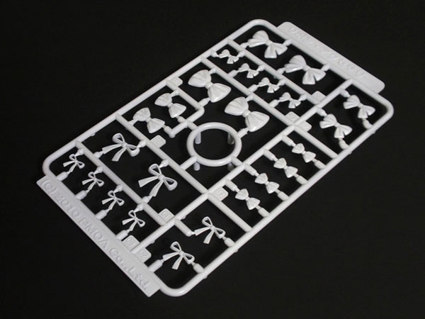 MODELING SUPPLY リボン・アクセサリー2(ホワイト) プラスチックキット