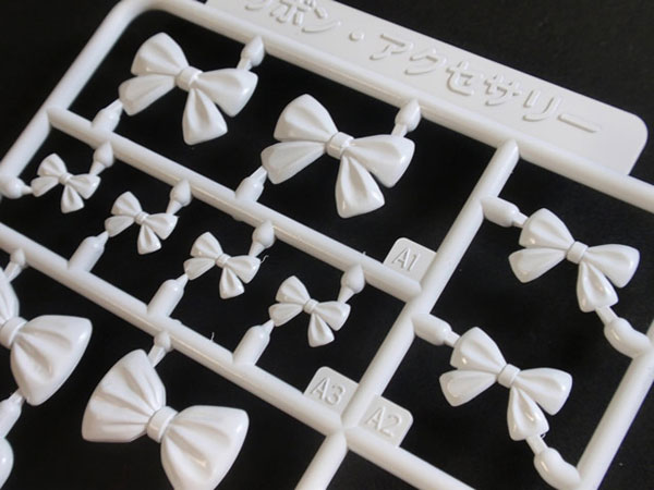 MODELING SUPPLY リボン・アクセサリー2(ホワイト) プラスチックキット