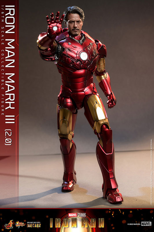 ムービー・マスターピース DIECAST 1/6 アイアンマン・マーク3 2.0版 