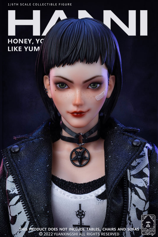 ハンニ 女性 1/6スケール ハンニバルマスクタイプ ホットトイズ 美食ハンター ハンニ 1/6 可動フィギュア