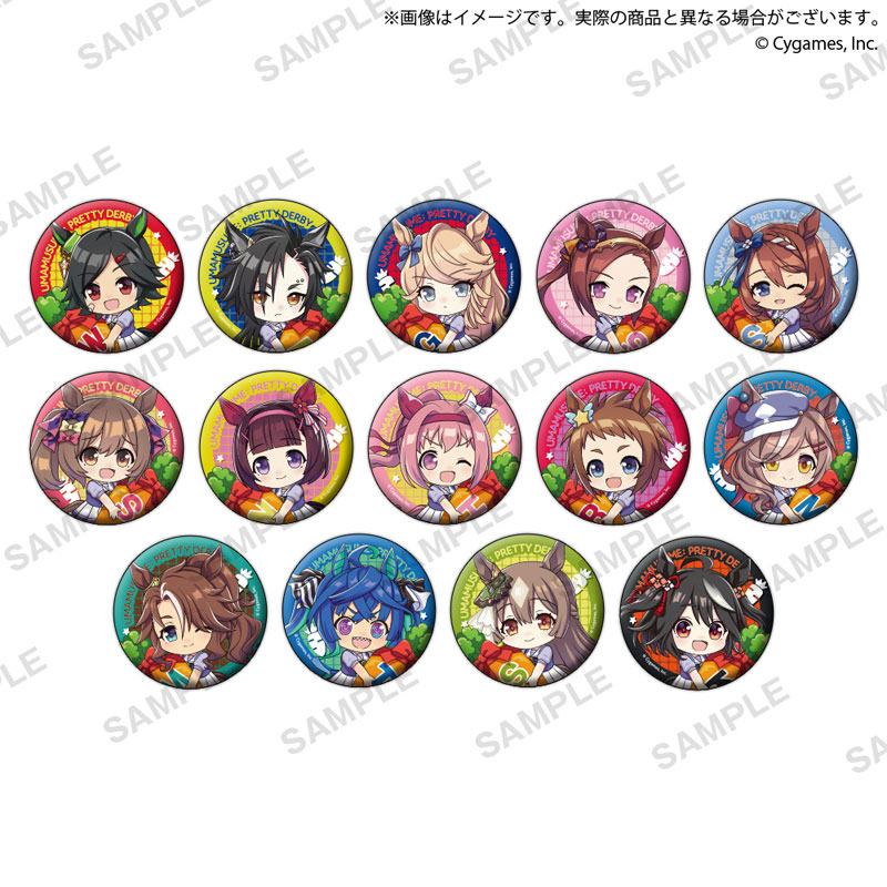 ウマ娘 プリティーダービー むぎゅみにトレーディング缶バッジ vol.2