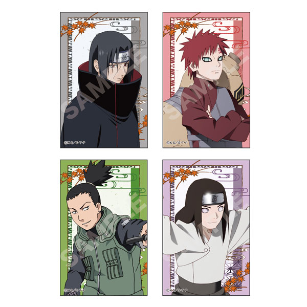 NARUTO-ナルト-疾風伝 サテン地ステッカー /01 第1弾 11個入り