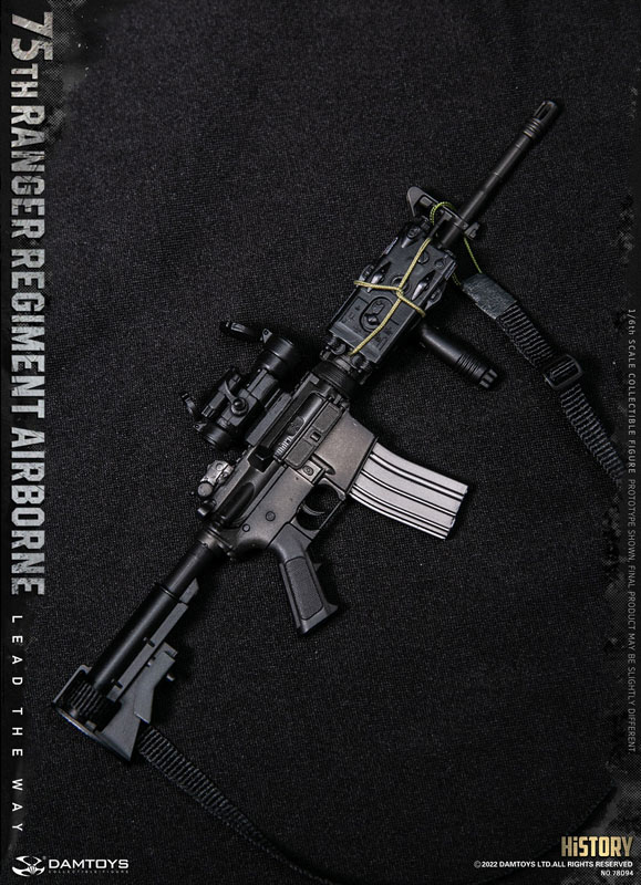 DAM】No.78094 1/6 75th RANGER REGIMENT AIRBORNE アメリカ陸軍