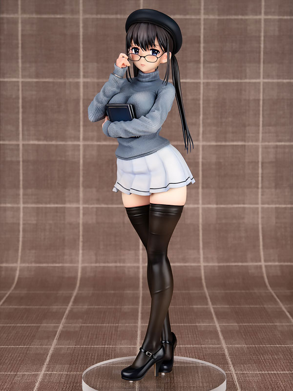 あみあみ限定特典】文学少女 秋月くるみ illustration 魔太郎 1/6 完成 