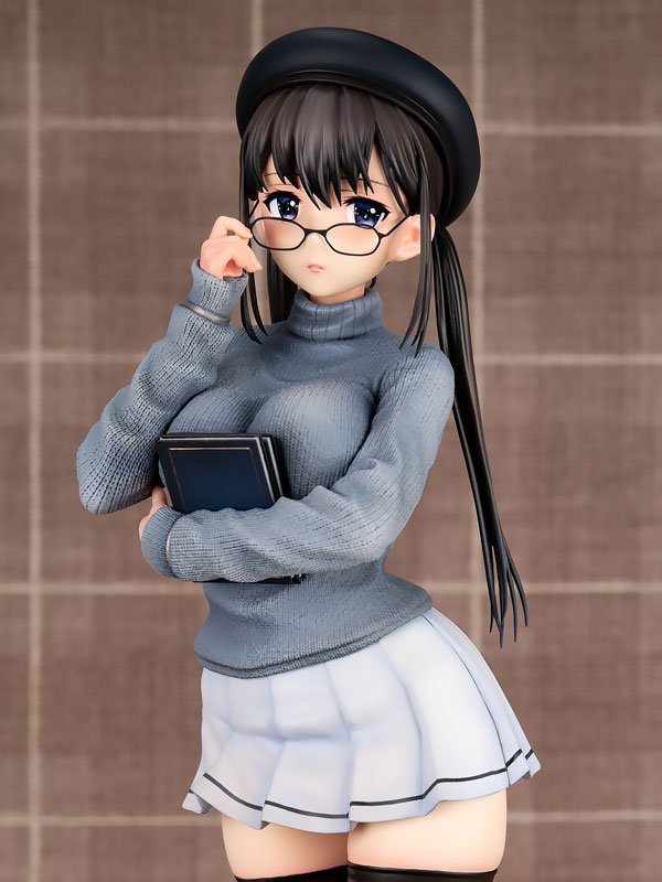 あみあみ限定特典】文学少女 秋月くるみ illustration 魔太郎 1/6 完成