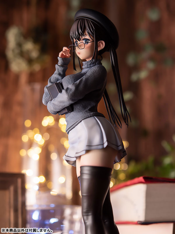 あみあみ限定特典】文学少女 秋月くるみ illustration 魔太郎 1/6 完成