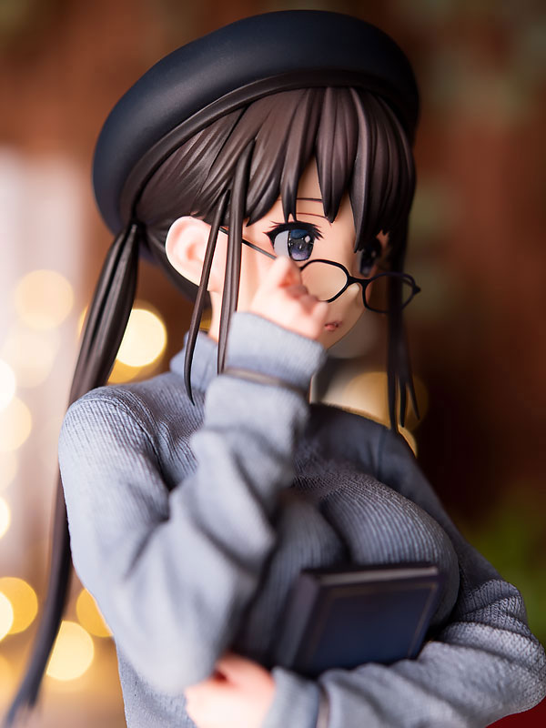 あみあみ限定特典】文学少女 秋月くるみ illustration 魔太郎 1/6 完成