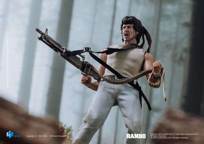 ランボー/怒りの脱出 1/12 アクションフィギュア ランボー