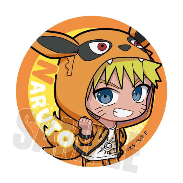 NARUTO トレーディング缶バッジ きぐるみパジャマver. 全7種 トレーディング缶バッジ(デフォルメ) NARUTO-ナルト- 疾風伝