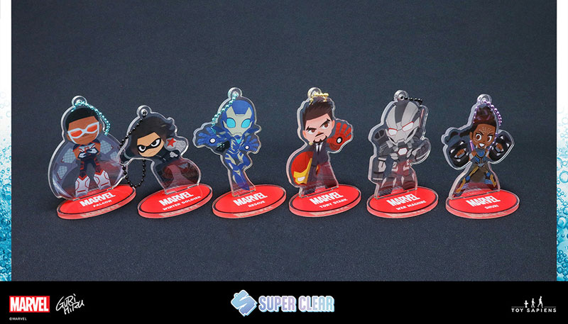雑貨　全18種セット 「スーパークリア マーベル スターターパック アベンジャーズ by グリヒル」 スーパークリア「マーベル」スターターパック アベンジャーズ by