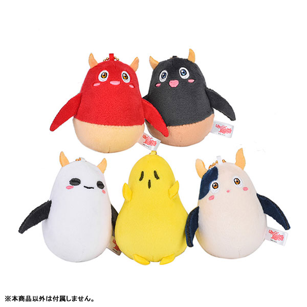 はたらく細胞 低反発ぬいぐるみキーチェーン 乳酸菌(ブチ