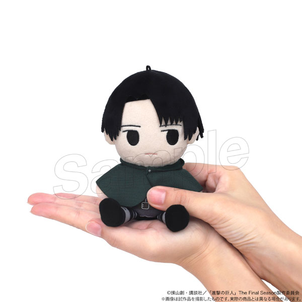 進撃の巨人 きみとふれんずミニ(ぬいぐるみキーホルダー) リヴァイ