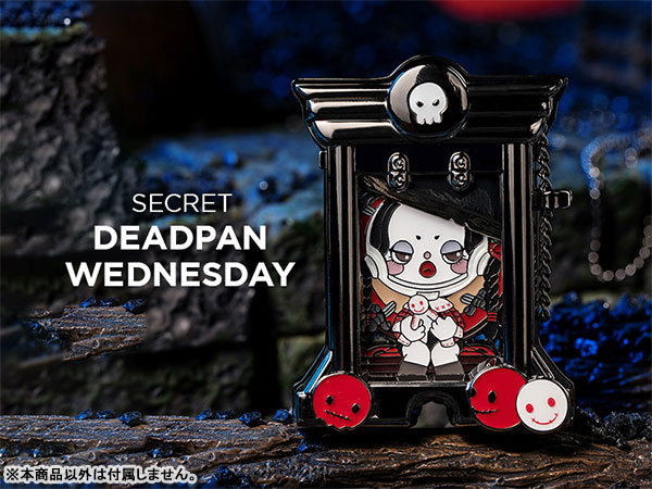 SKULLPANDA × THE ADDAMS FAMILY シリーズ ピンバッジ 12個入りBOX