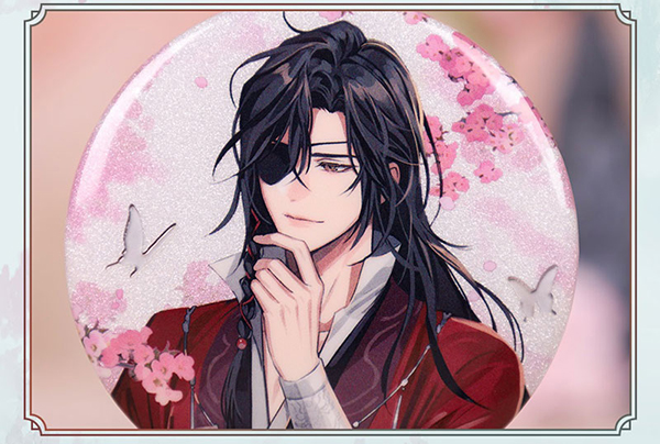 漫画「天官賜福」 繁花傾心 缶バッジ 花城[BEMOE]《在庫切れ》