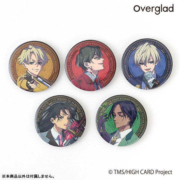 HIGH CARD 75mm缶バッジ(フィン)[Overglad]《在庫切れ》