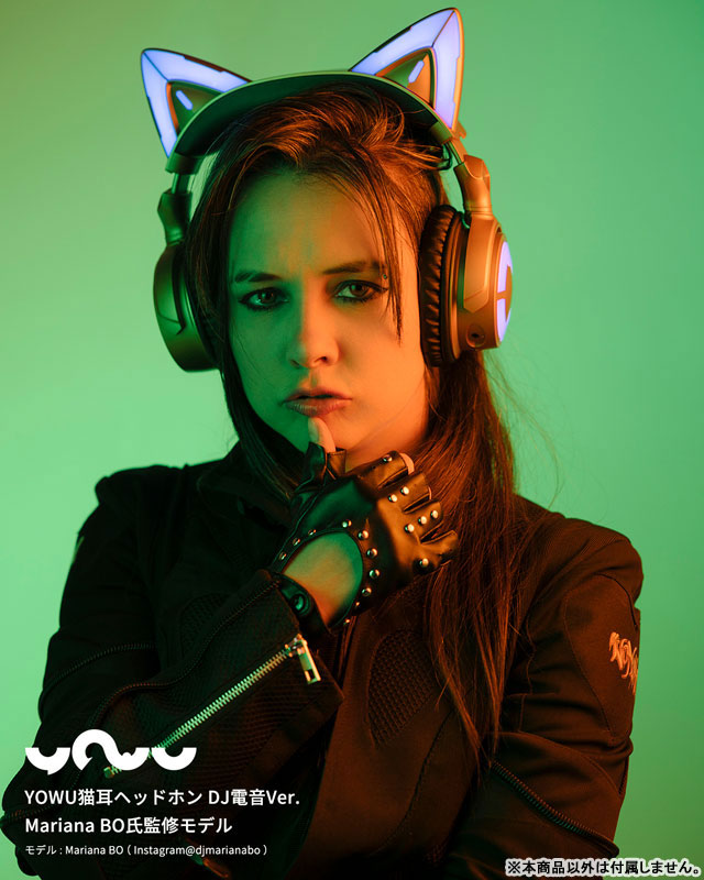 YOWU 猫耳ヘッドホン DJ電音Ver.Mariana BO氏監修モデル 猫耳ヘッドホン DJ電音Ver.Mariana BO氏監修モデル[Yowu]【送料無料