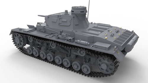 1/35 III号戦車C型 プラモデル[ミニアート]《在庫切れ》