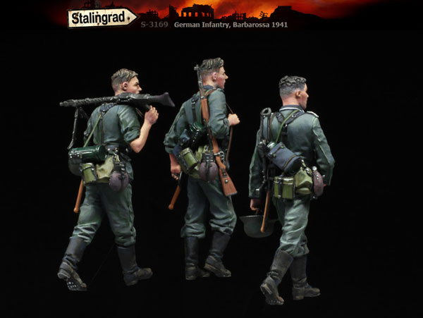 1/35 WWII ドイツ歩兵 行軍中の独兵 バルバロッサ1941