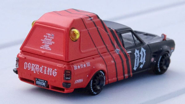 激レアイノモデル INNO64 サニートラックハコトラチェイス チェース 1/64 Nissan サニートラック HAKOTORA “09 RACING” DECEPCIONEZ 限定
