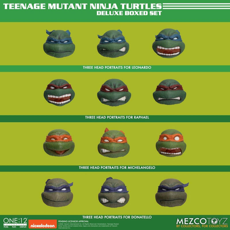 One:12 Collective Teenage Mutant Ninja Turtles Deluxe Boxed