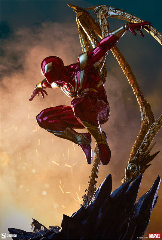 マーベルコミック プレミアムフォーマットフィギュア アイアン・スパイダー シビル・ウォー-amiami.jp-あみあみオンライン本店-