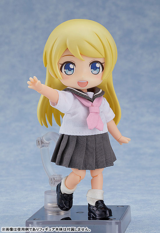 ねんどろいどどーる おようふくセット セーラー服 半袖(グレー) FIGURE-152385_03.jpg