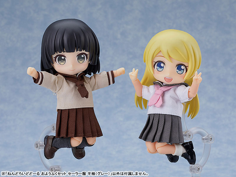 ねんどろいどどーる おようふくセット セーラー服 半袖(グレー) FIGURE-152385_04.jpg