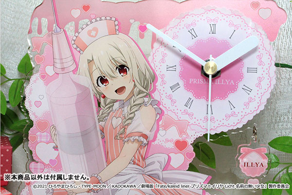 劇場版 Fate プリズマ☆イリヤ 描き下ろし ナースメイドBIGアクリル置時計 劇場版 Fate プリズマ☆イリヤ 描き下ろし ナースメイドBIG