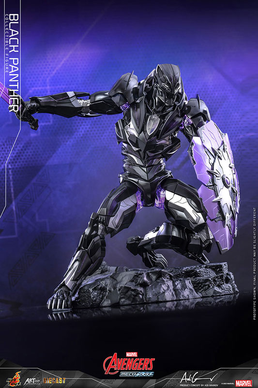アーティスト・コレクション DIECAST アベンジャーズ・メカニカル・ストライク ブラックパンサー FIGURE-153045_03.jpg