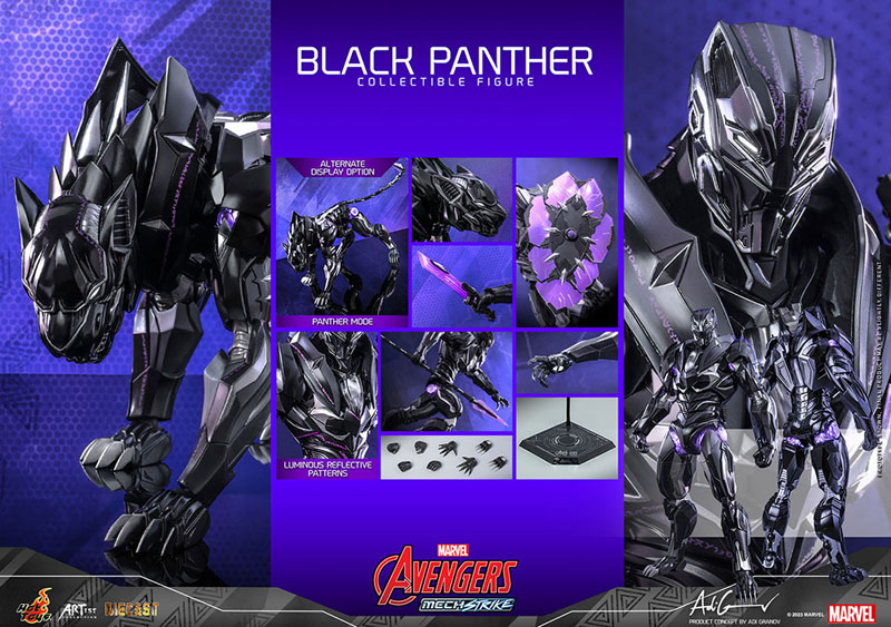 アーティスト・コレクション DIECAST アベンジャーズ・メカニカル・ストライク ブラックパンサー FIGURE-153045_22.jpg