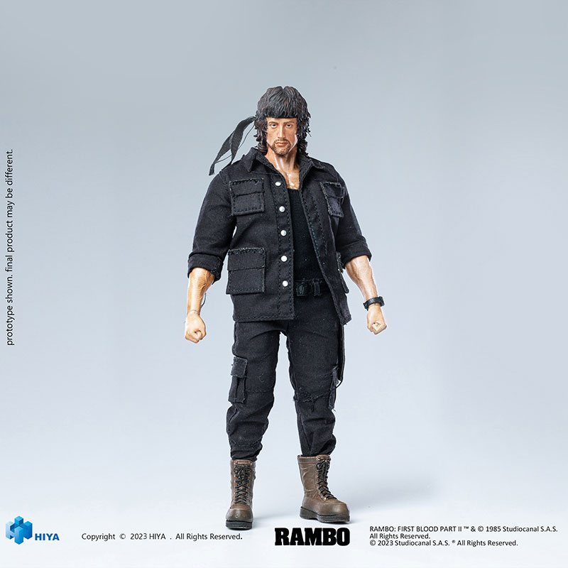 ランボー/怒りの脱出 1/12 アクションフィギュア ランボー