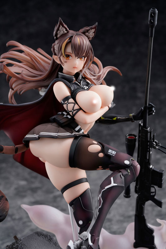 【あみあみ限定特典】異獣戦姫シリーズ：狙撃手 狩姫 流通限定 1/7 完成品フィギュア