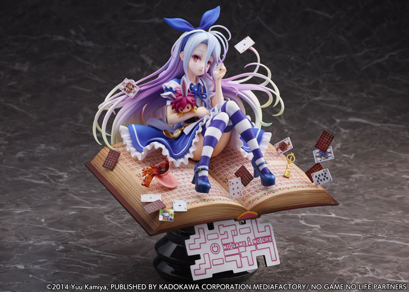 【はる】ノーゲーム・ノーライフ 不思議の国のアリス 1/7 フィギュア 特典】ノーゲーム・ノーライフ 白 -不思議の国アリス Ver.- 1/7